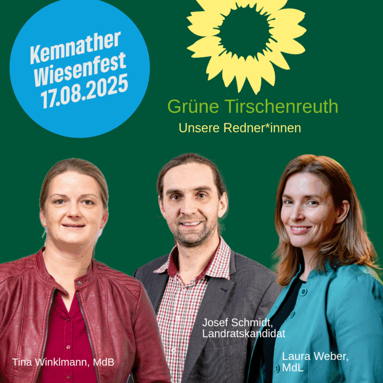 Grüne Wortgewalt beim Wiesenfest